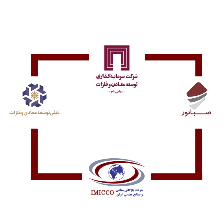 لوگوی سهام‌داران ایمیکو: توسعه معادن و فلزات، تجلی و صبا نور
